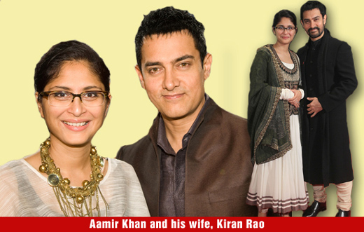 Aamir Khan and his wife Kiran Rao