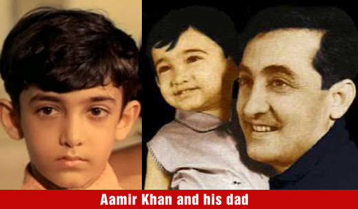 Aamir Khan with his dad Aamir Khan with his dad