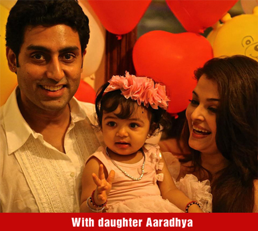 Aishwarya, Abhishek and daughter Aaradhya