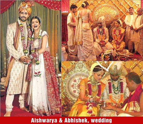 Aishwarya and Abhishek wedding day