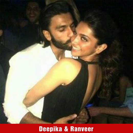 Deepika with her current boyfriend Ranveer Singh