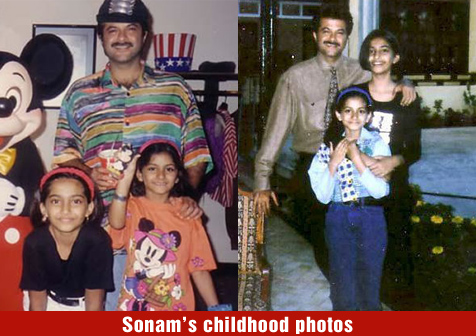 Sonam childhood photos