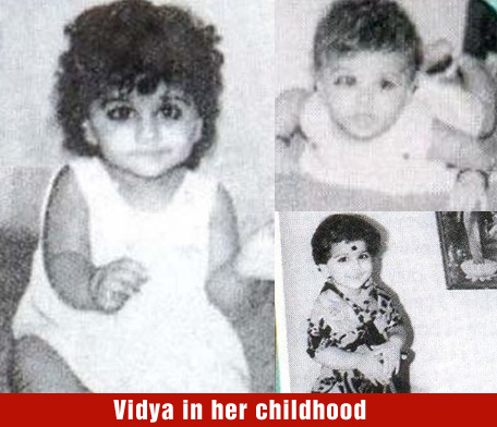 Vidya Balan childhood photos
