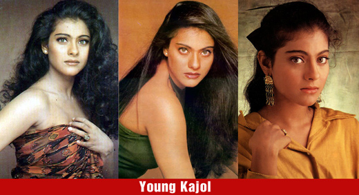 Kajol in her younger age